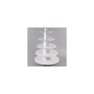 ENJAY 5-TIER WHITE CUPCAKE STAND