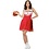 RED CHEERLEADER ADULT M