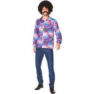 60'S PSYCHODELIC BOHO SHIRT L