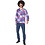 60'S PSYCHODELIC BOHO SHIRT L