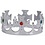 Beistle Co. PLASTIC JEWELED KING'S CROWN