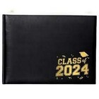 Amscan GUEST BOOK GRAD 2024 BLACK