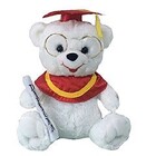 MAYFLOWER 12IN GRAD BEAR RED