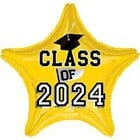 XL XtraLife 18IN CLASS OF 2024 YELLOW STAR