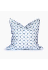 Georgia Seashells Blue Smoke Pillow - 22x22