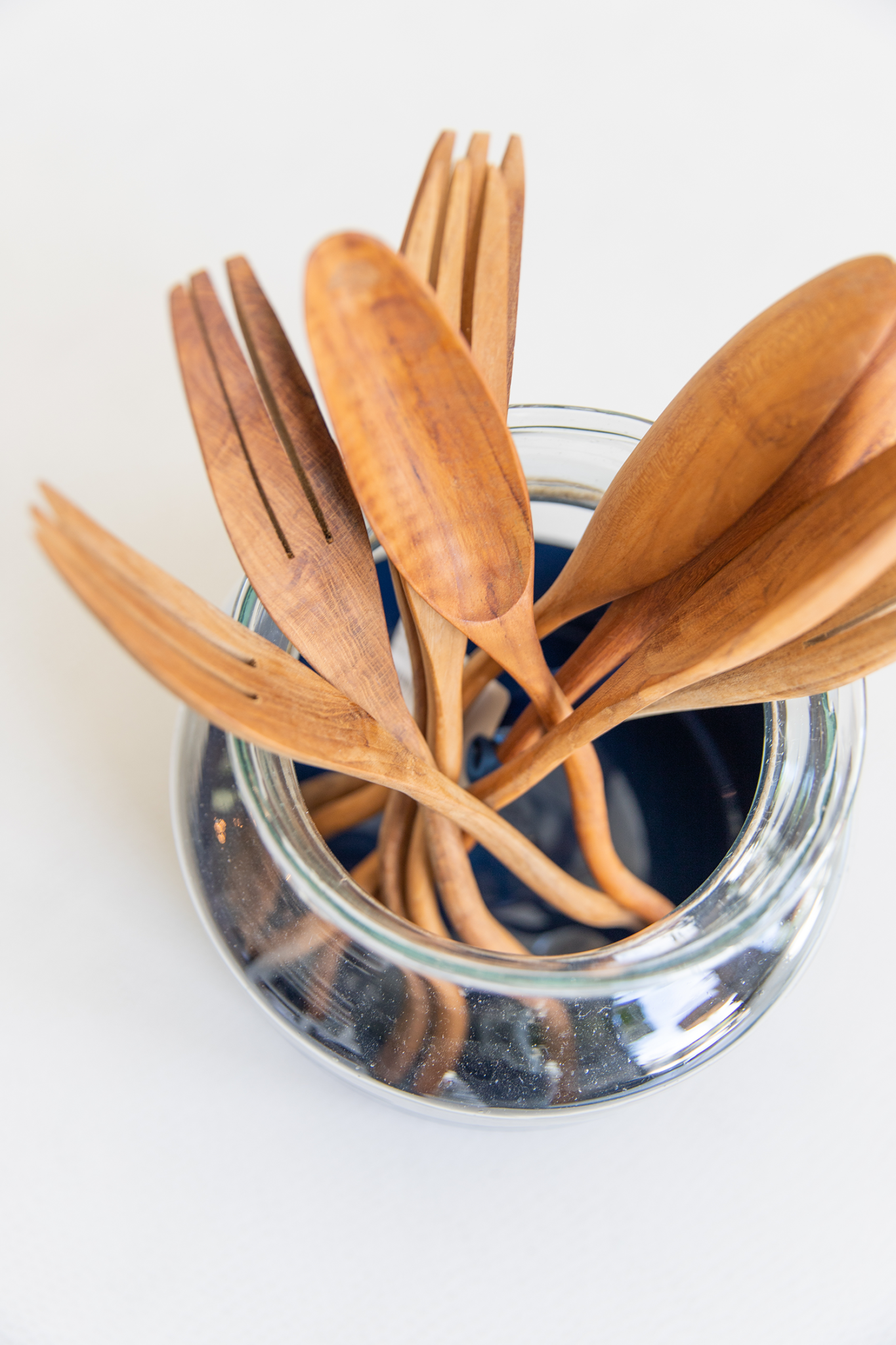 Wavy Salad Spoon and Fork Summer House Lifestyle