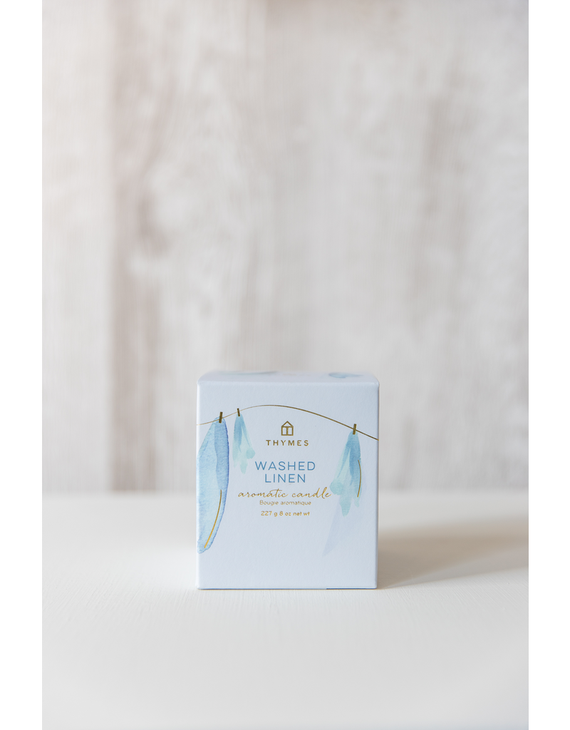Washed Linen Candle - 8oz