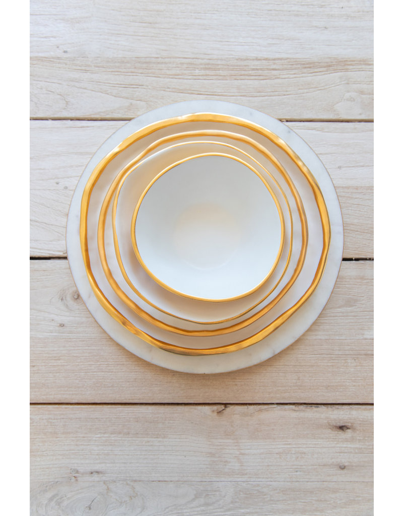 Plate No. Two Hundred Three 22k Gold - Small