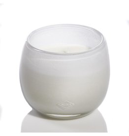 White Glass Balloon Candle - 20oz