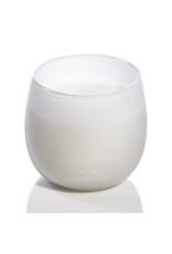 White Glass Balloon Candle - 40oz.