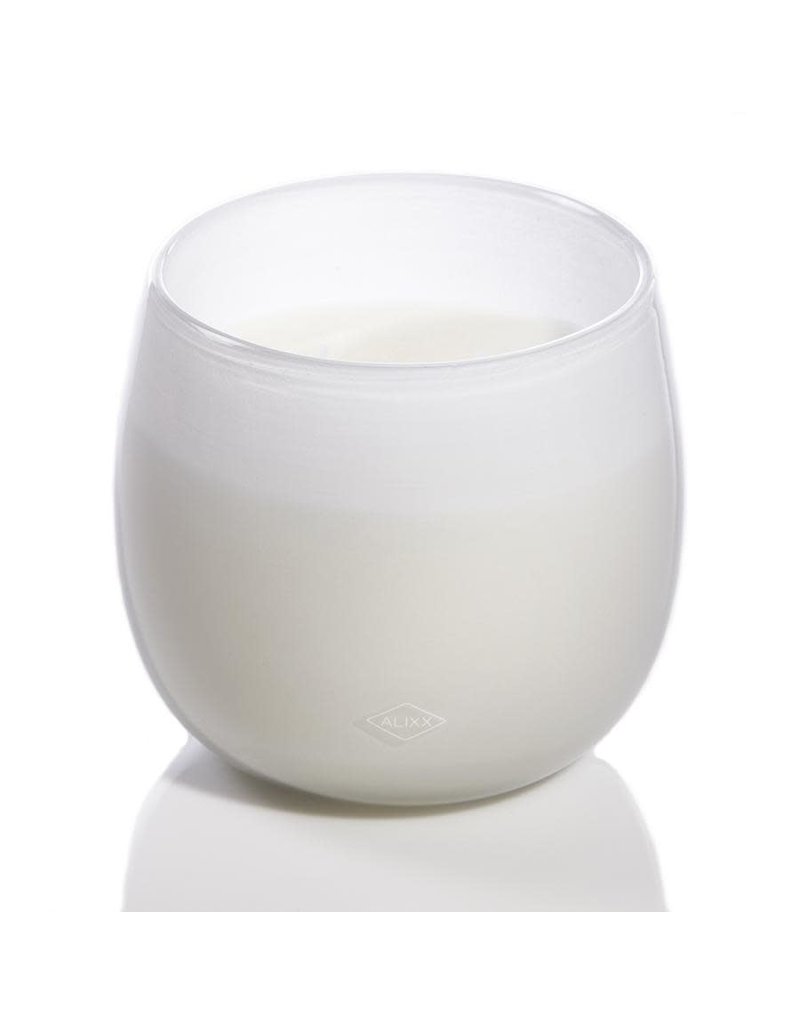 White Glass Balloon Candle - 40oz.