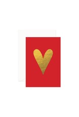 Heart Card (Red/Gold)