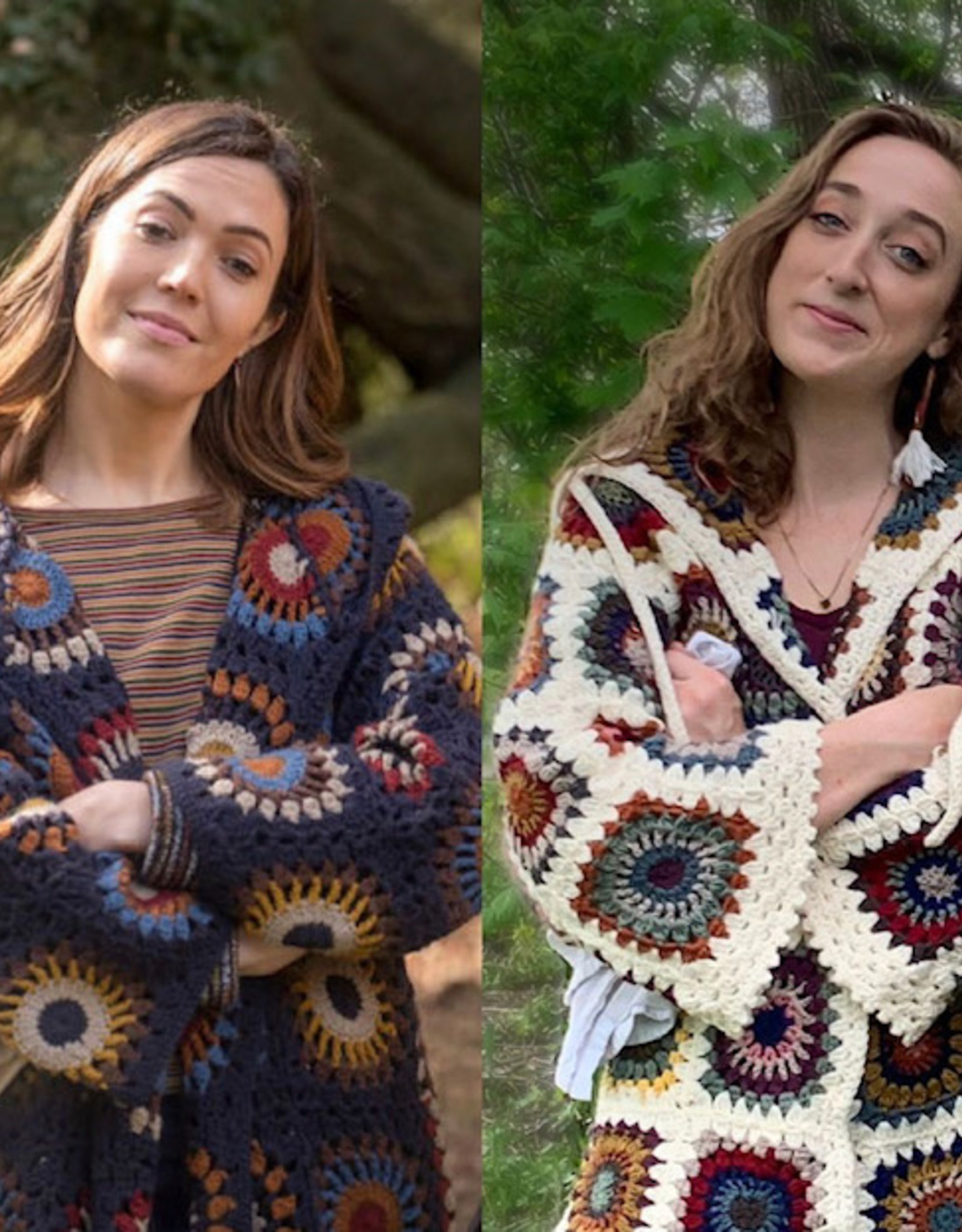 granny square cardigan