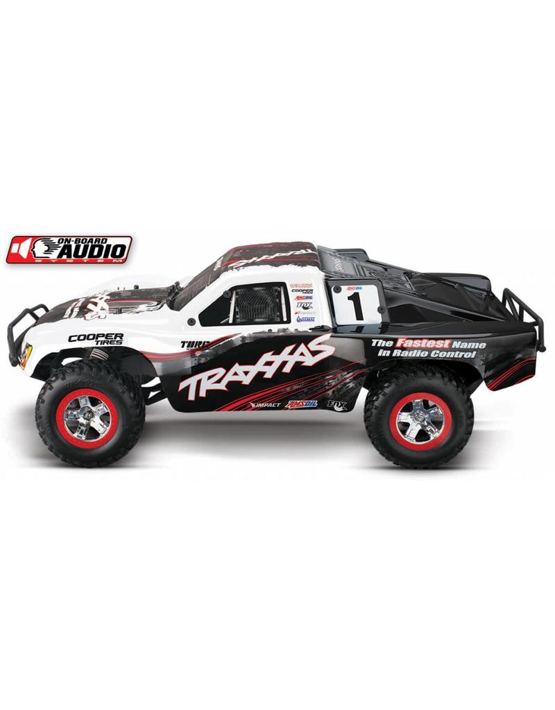 TRA58034-2_WHT SLASH: 1/10-SCALE 2WD SHORT COURSE RACING TRUCK WITH TQ ...
