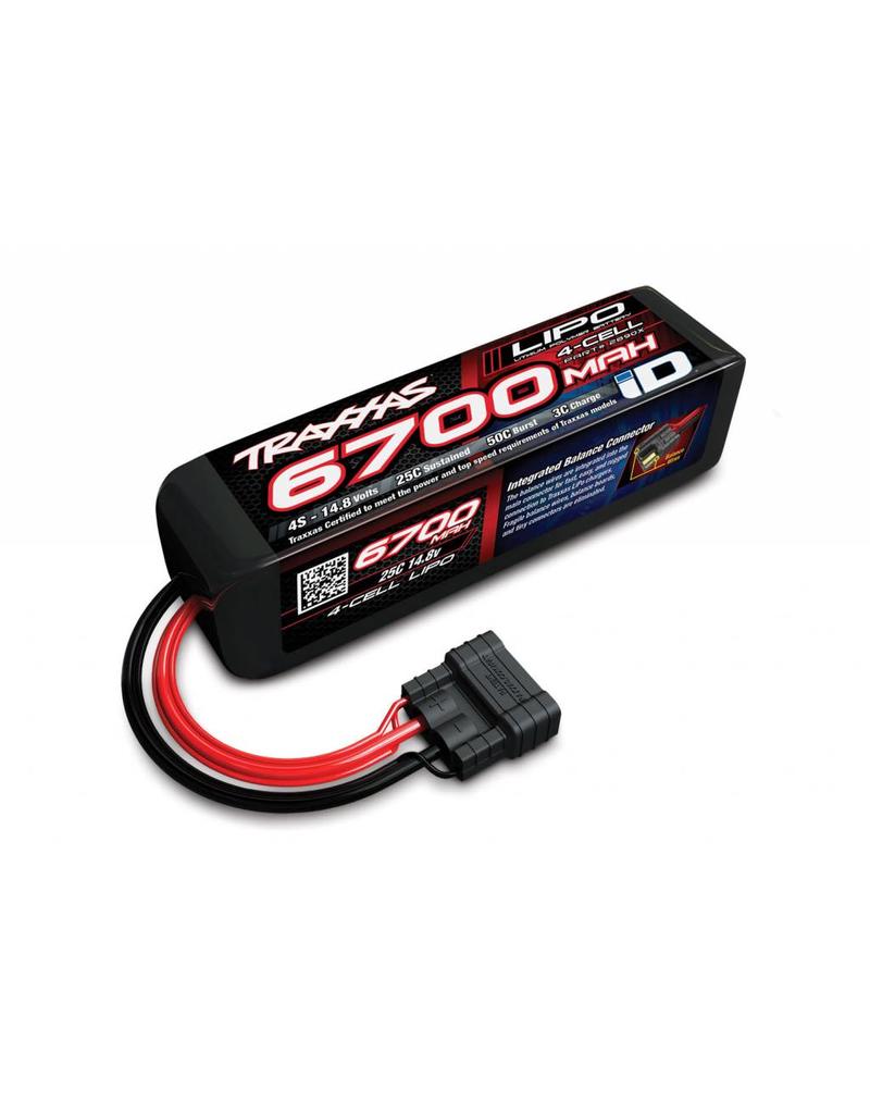 TRAXXAS TRA2890X 4S LIPO 14.8V 6700MAH 25C BATTERY: ID