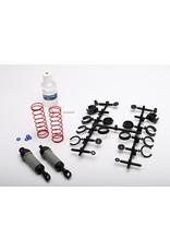 TRAXXAS TRA3760A ULTRA SHOCKS (GREY) (LONG) (COMPLETE W/ SPRING PRE-LOAD SPACERS & SPRINGS) (2)