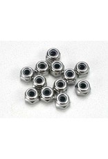 TRAXXAS TRA5158 NUTS, 2.5MM NYLON LOCKING (12) STEEL