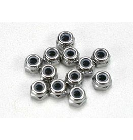 TRAXXAS TRA5158 NUTS, 2.5MM NYLON LOCKING (12) STEEL