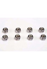 TRAXXAS TRA4147 NUTS, 5MM NYLON LOCKING (8) STEEL