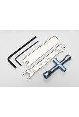 TRAXXAS TRA2748X TOOL SET (1.5MM &2.5MM ALLENS/ 4-WAY LUG, 8MM &4MM WRENCH & U-JOINT WRENCHES)