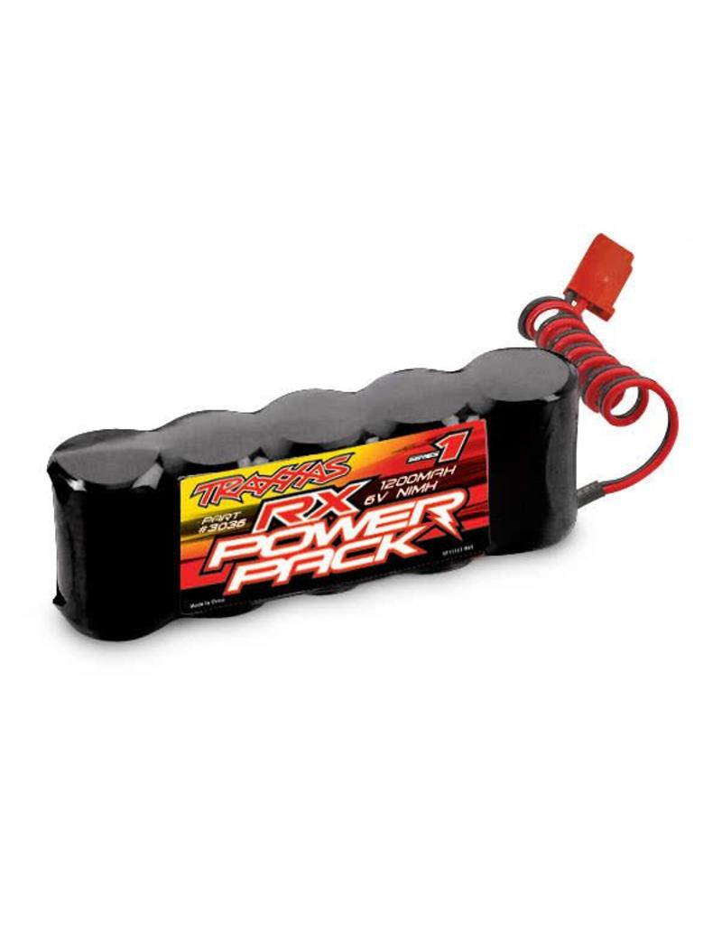 TRAXXAS TRA3036 6V NIMH  1200MAH RX BATTERY: JR