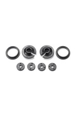 TRAXXAS TRA3768 SPRING RETAINERS, UPPER & LOWER (2)/ PISTON HEAD SET (2-HOLE (2)/ 3-HOLE (2))
