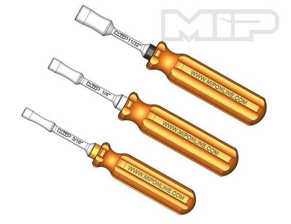 MIP9505 NUT DRIVER WRENCH SET, SAE STD (3) 3/16", 1/4", & 11/32"