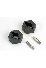 TRAXXAS TRA4954 WHEEL HUBS, HEX (2)/ AXLE PINS (2.5X12MM) (2)