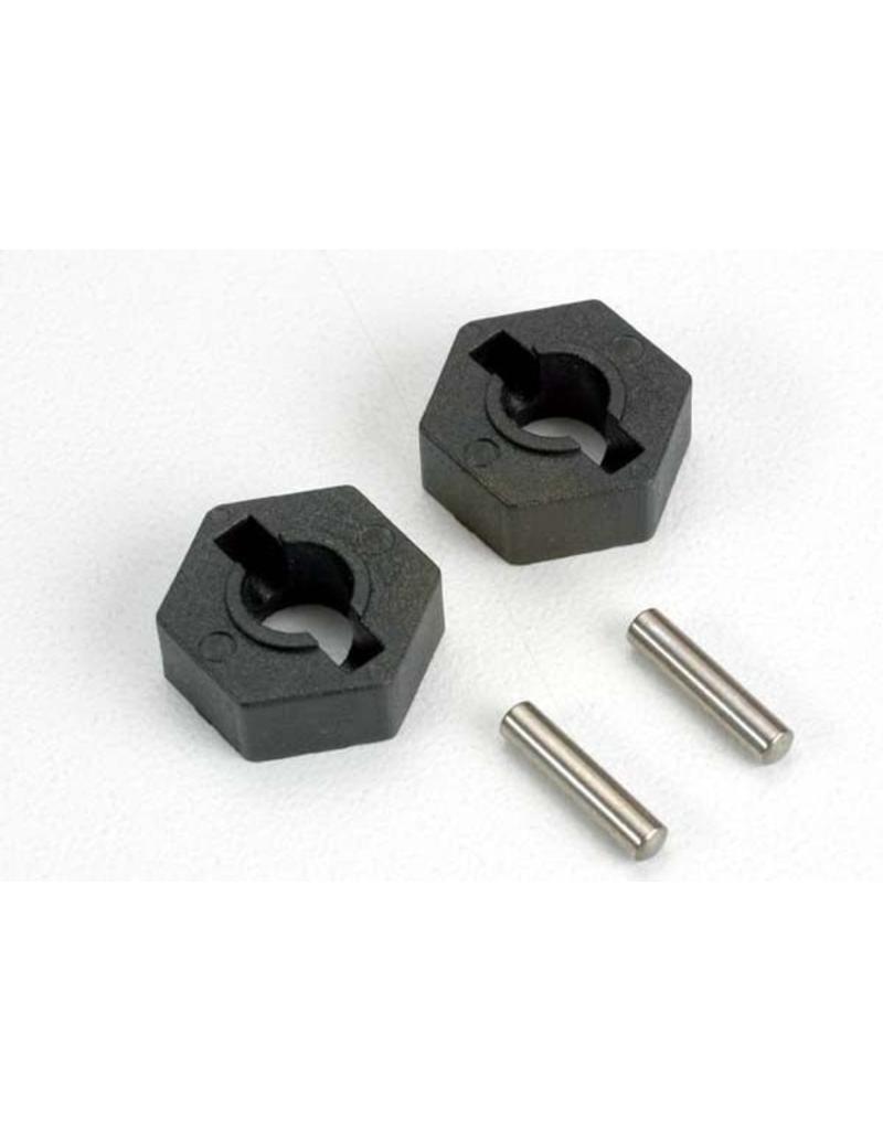 TRAXXAS TRA4954 WHEEL HUBS, HEX (2)/ AXLE PINS (2.5X12MM) (2)