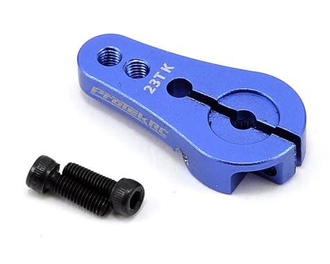 PTK-7809 4MM ALUMINUM SHORT CLAMPING SERVO HORN (BLUE) 23T