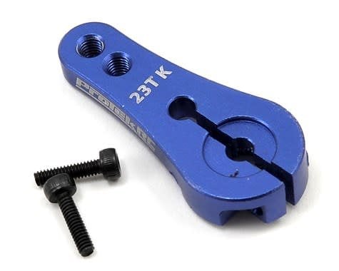 PTK-7801 4MM ALUMINUM LONG CLAMPING SERVO HORN (BLUE) 23T