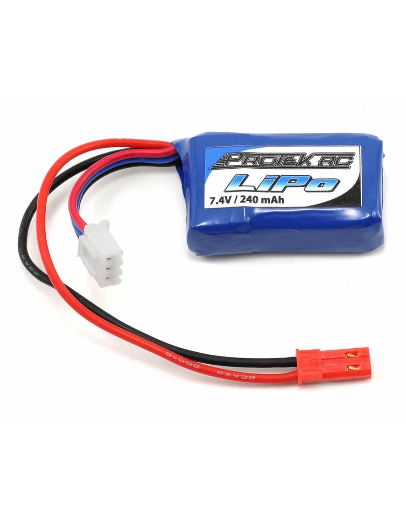 PROTEK RC PTK-5185 2S LIPO 7.4V 240MAH 30C MICRO BATTERY: JST