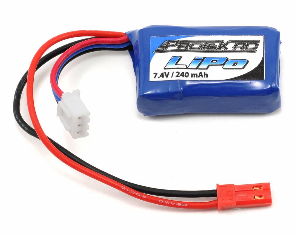 PTK-5185 2S LIPO 7.4V 240MAH 30C MICRO BATTERY: JST