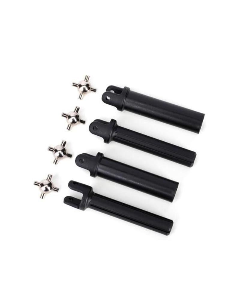 TRAXXAS TRA6850X HALF SHAFTS, HEAVY DUTY (EXTERNAL SPLINED (2)/ INTERNAL SPLINED (2))/ METAL U-JOINTS (4)