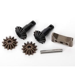 TRAXXAS TRA6882X GEAR SET, DIFFERENTIAL (OUTPUT GEARS (2)/ SPIDER GEARS (2)/ SPIDER GEAR SHAFT, CARRIER SUPPORT)