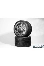 SWEEP RACING SRCC0001S ROAD CRUSHER BELTED TIRE SILVER