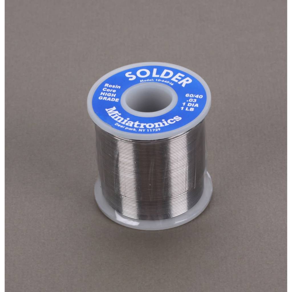 MNT1064016 ROSIN CORE SOLDER 60/40, 1LB