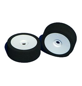 BSR RACING BXRC8030 1/8TH BUGGY FOAM TIRES 30 SHORE: WHITE WHEEL (2)