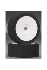 BSR RACING BXRC8035 1/8TH BUGGY FOAM TIRES 35 SHORE: WHITE WHEEL (2)