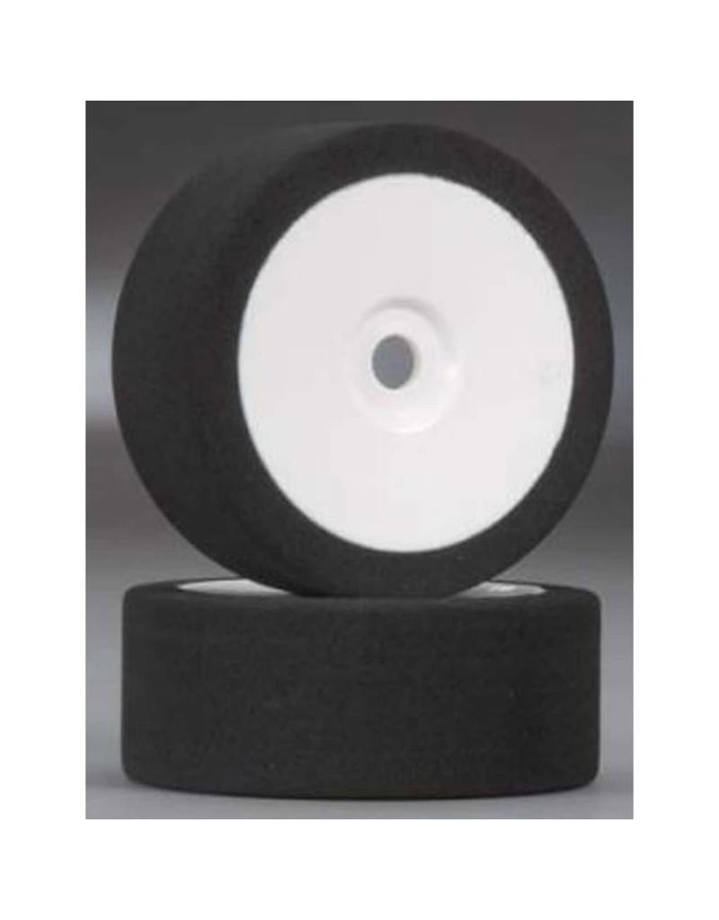 BSR RACING BXRC8035 1/8TH BUGGY FOAM TIRES 35 SHORE: WHITE WHEEL (2)