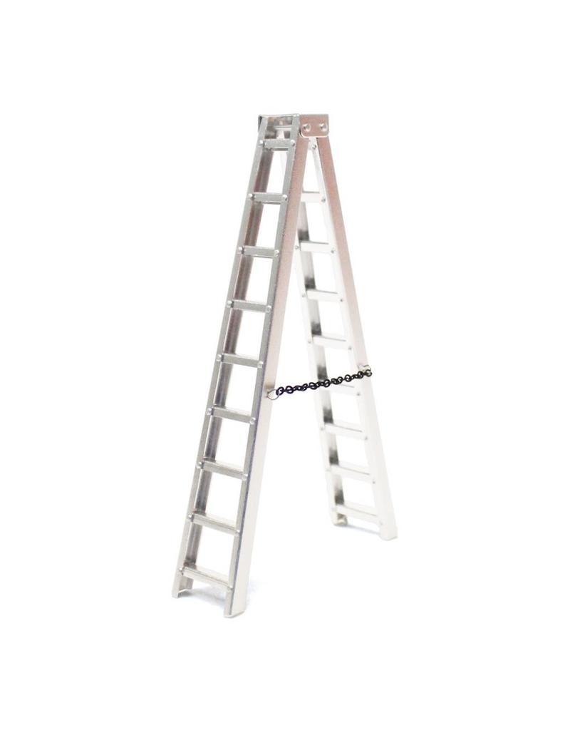RACERS EDGE RCE3403 MINIATURE SCALE ALUMINUM STEP LADDER 150MM