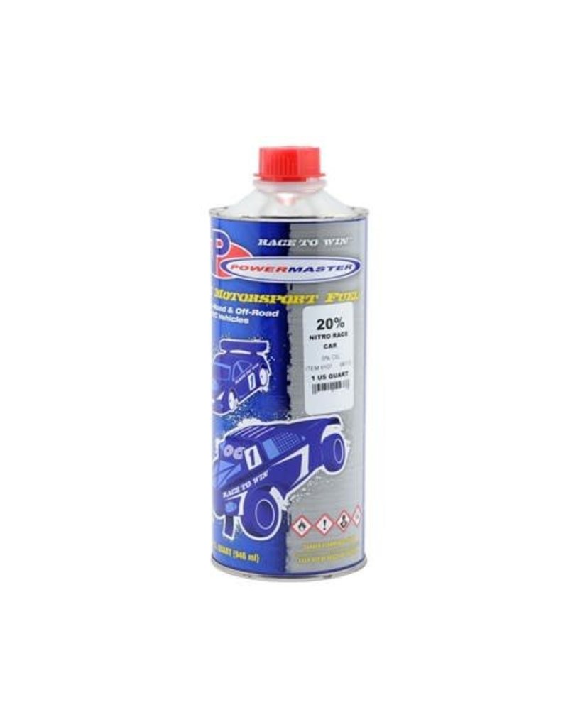 VP RACING POW449610701 POWERMASTER 20% QUART CAR NITRO FUEL