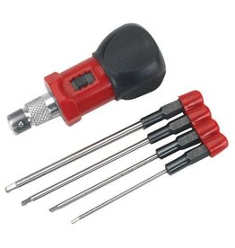 DYNAMITE DYN2930 4PC METRIC HEX WRENCH SET WITH HANDLE