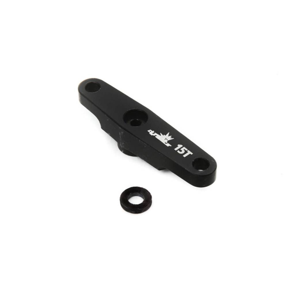DYNR0110 ALUMINUM THROTTLE SERVO ARM: 15T SPLINE