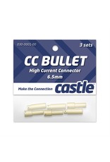 CASTLE CREATIONS CSECCBUL653 6.5MM BULLET CONNECTORS