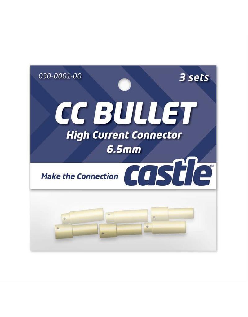 CASTLE CREATIONS CSECCBUL653 6.5MM BULLET CONNECTORS