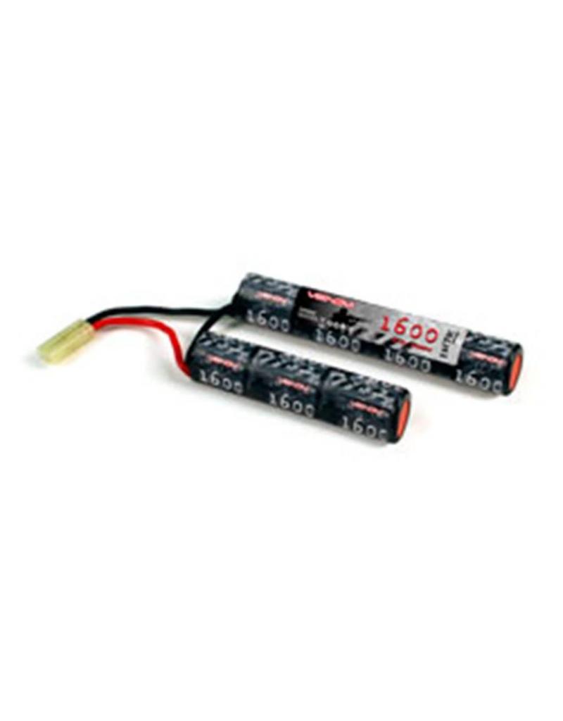 VENOM VNR15302 8.4V NIMH 1600MAH SADDLE AIRSOFT BATTERY: MINI TAMIYA