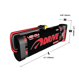 VENOM VNR15267 8.4V NIMH 4200MAH FLAT BATTERY: VENOM