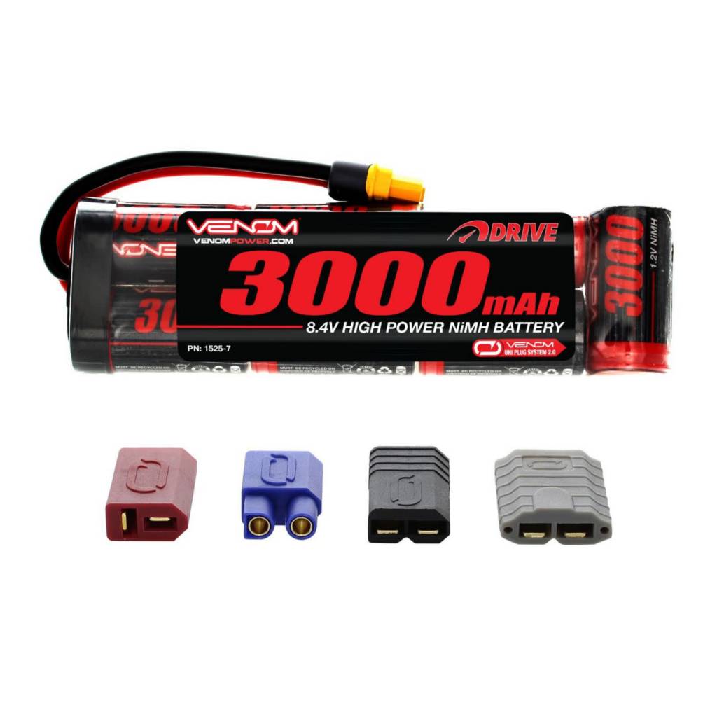 VNR15257 8.4V NIMH 3000MAH FLAT BATTERY: VENOM