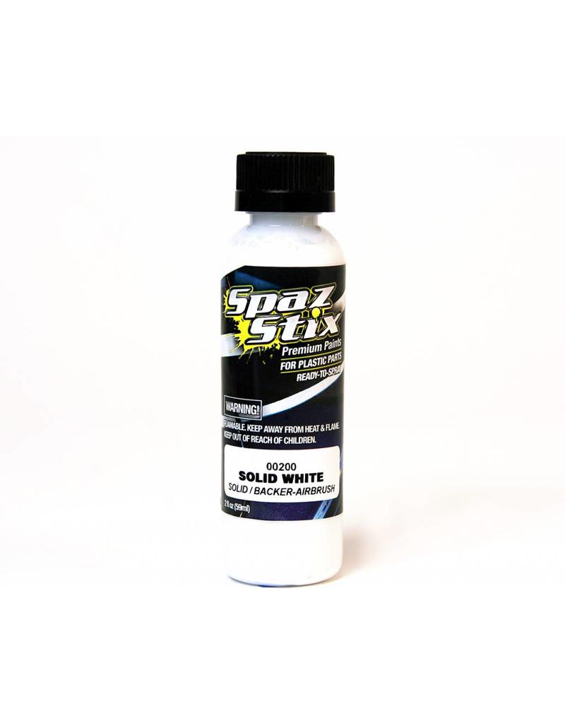 SPAZ STIX SZX00200 SOLID WHITE  BACKER AIRBRUSH PAINT